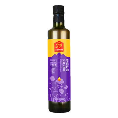 六盘珍坊亚麻籽油一级冷榨500ml炒菜凉拌食用油工厂直发