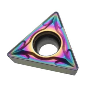 七彩不锈钢专用内孔刀片TCMT090204数控车床镗孔三角形单面刀粒头