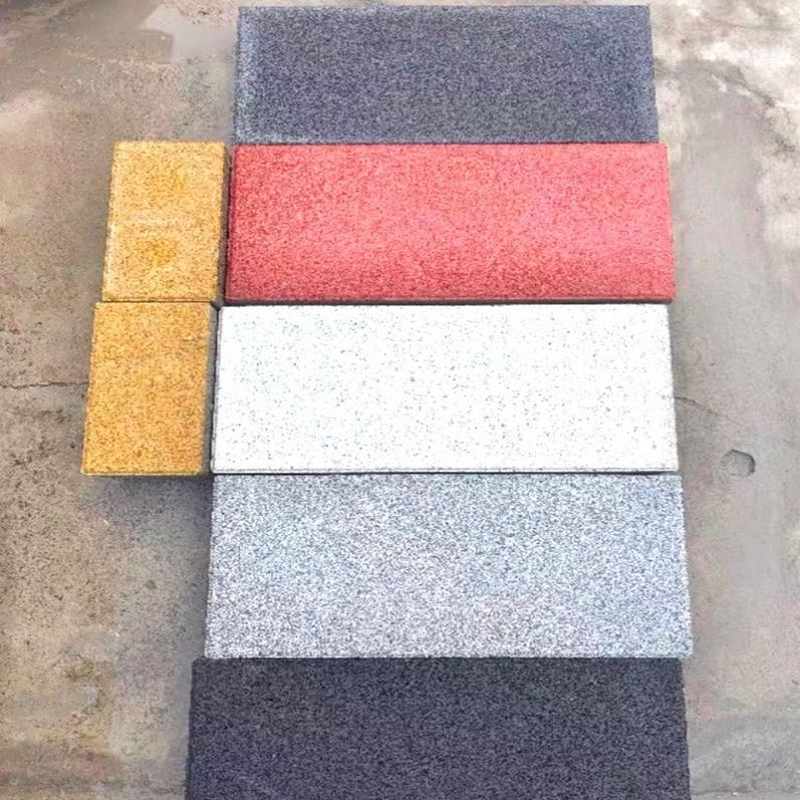 专业生产仿石PC砖景观PC园林建基美观砖广场砖面荔枝厂家透水耐磨