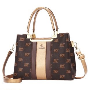 高级感品牌妈妈包中年女士手提包2025新款流行女包印花时尚斜挎包