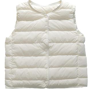 雅鹿儿童羽绒马甲男童女童宝宝羽绒背心学生轻薄款羽绒服内胆内穿