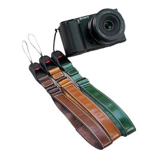 耐影 相机腕带pd快拆挂绳索尼相机适用于佳能r50手腕带富士xt5微单xs20索尼a7m4尼康z30复古皮质ccd手绳配件