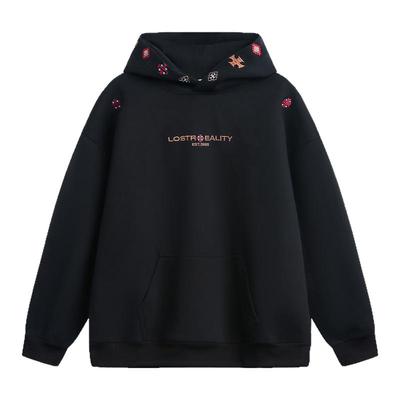 WASSUP民族风刺绣工艺重磅卫衣男