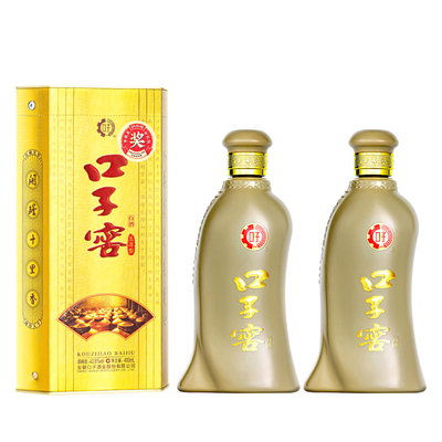 口子窖5年型40.8度400mL*2瓶兼香