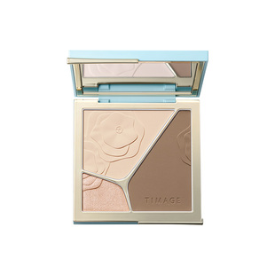 彩棠TIMAGE修容盘三色哑光高光阴影鼻影膨胀修容官方正品