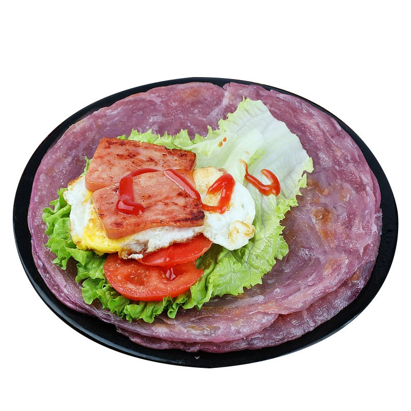 正宗果蔬手抓饼家庭装原味批发紫薯蔬菜早餐煎面饼皮