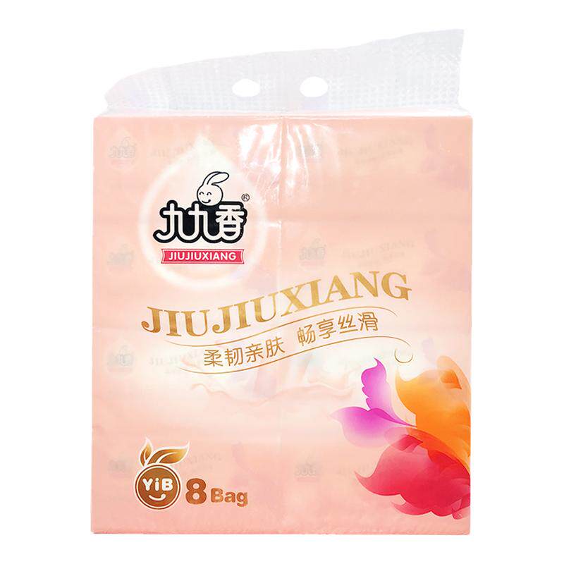 九九香抽纸400张实惠婴儿木浆面