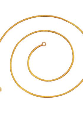 合金项链 金色蛇骨项链经典百搭细款单链可调节时尚气质