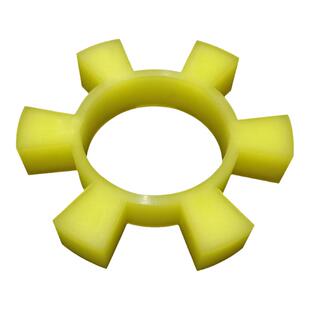 聚氨脂六角块耐高温联轴器外径t型80牛筋梅花弹性圈缓冲垫对轮胶