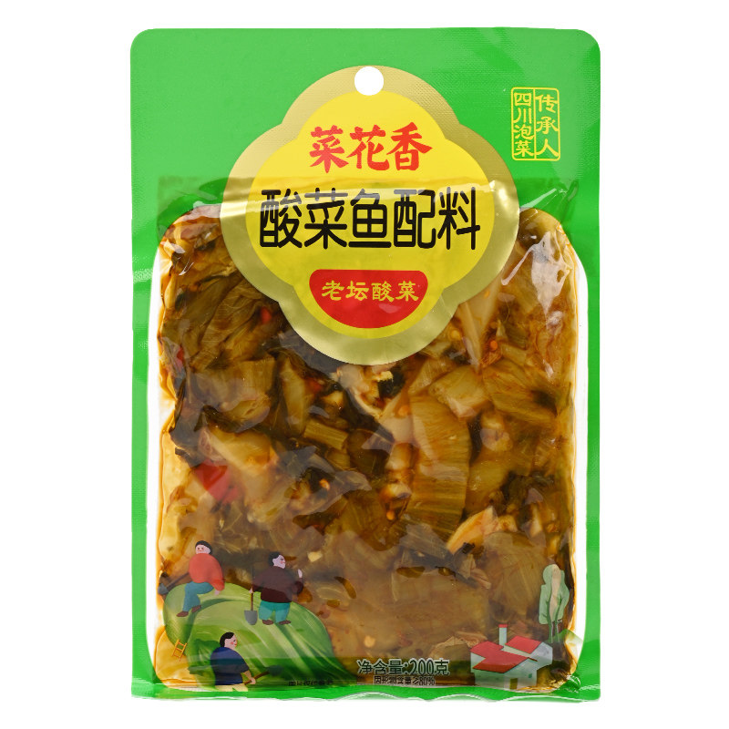 菜花香200g老坛酸菜鱼配料