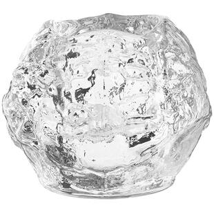 【礼物】瑞典KOSTABODA Snowball雪球烛台北欧高级感水晶玻璃摆件
