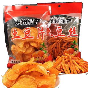 贵州土豆片开阳网红香辣土豆丝特产馋解香麻辣洋芋薯条麻辣土豆条