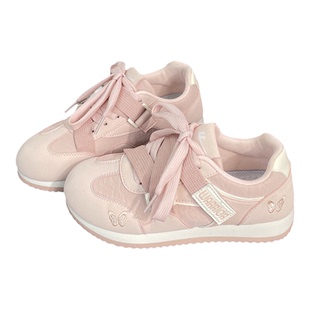 回力加绒德训鞋女2025秋冬新款厚底板鞋粉色运动鞋轻便保暖二棉鞋