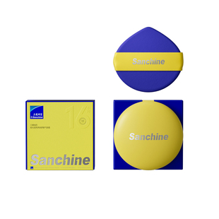 Sanchine/三精制药气垫霜极光透亮养肤舒敏持妆持久bb面霜不脱妆