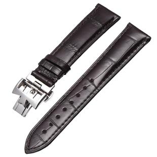 适用于江诗丹顿真皮表带传承艺术大师伍陆系列鳄鱼皮手表带男20MM
