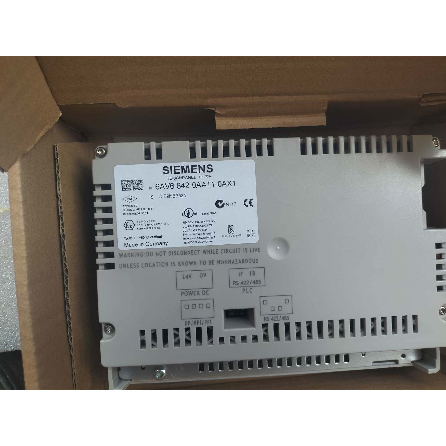 询价触摸屏6AV66420AA110AX1德国