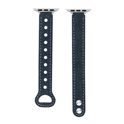 学长家新款牛仔双扣表带女生秋冬