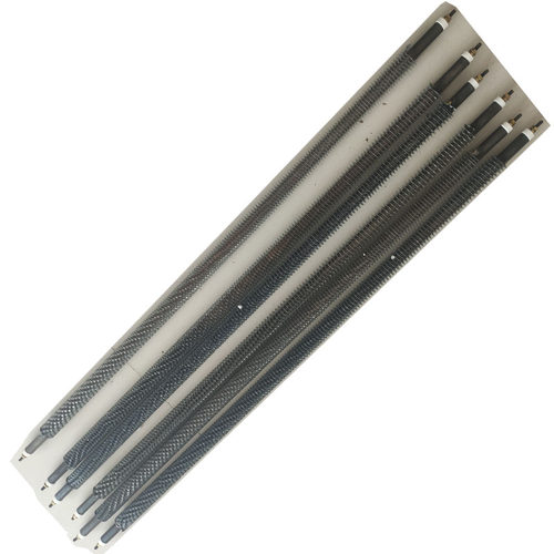 烤漆房高温电加热管空气干烧管带翅片加热棒220v380v电烤箱不锈钢