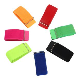 两人三足绑腿带多人团队游戏道具2人3足儿童绑脚绳二人三足魔术贴