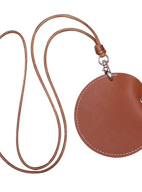 日系复古挂脖耳机包皮革配饰包