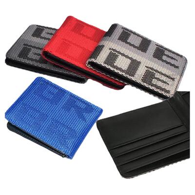 JDM汽车周边对折BRIDE休闲钱包