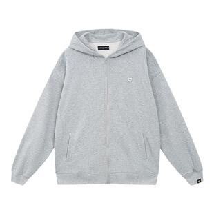 Dangerouspeople薛之谦dsp基础百搭小绣标休闲宽松潮开衫连帽卫衣