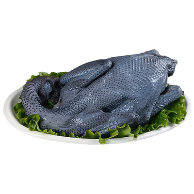 两只现杀乌鸡煲汤老母鸡