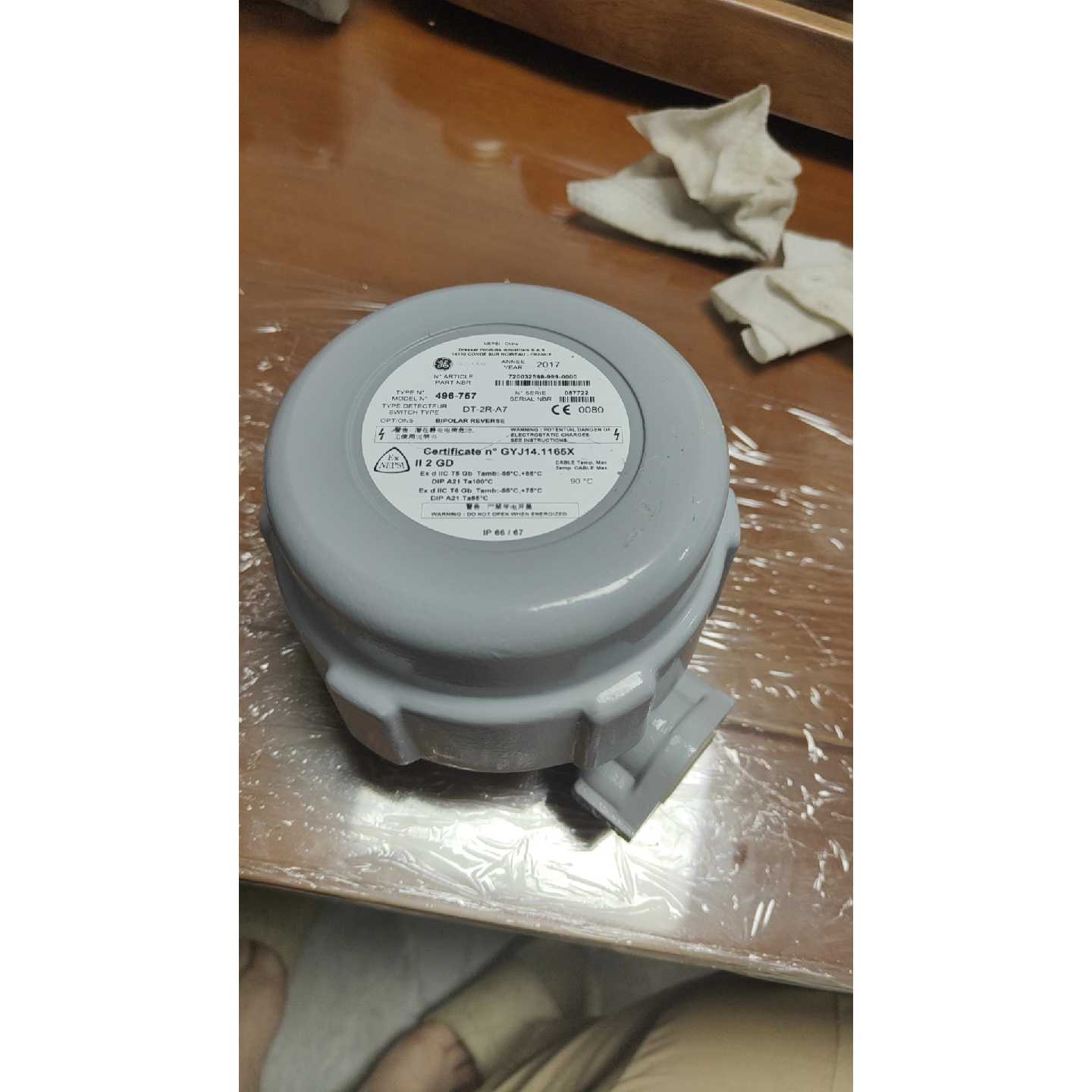 梅索尼兰限位开关,型号496-757,全新正品。来自法国,质