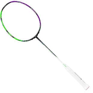 李宁羽毛球拍 战戟9000雷霆90 碳纤维减震控制型专业比赛球拍单拍