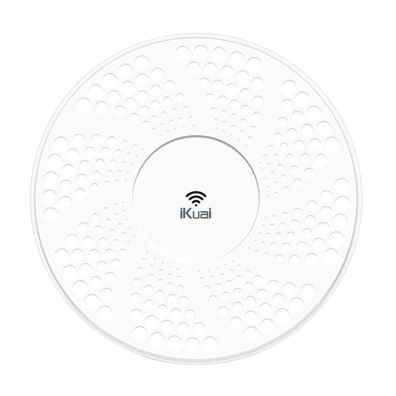 iKuai爱快吸顶ap千兆wifi6路由器2.5g吊顶式6000兆双频全屋无线wifi覆盖组网POE供电无缝漫游HX60