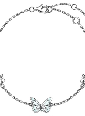 儿童夜光蝴蝶手链项链套装饰品女