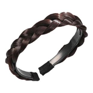 假发麻花辫发箍女2025新款带齿防滑鱼骨辫头箍高颅顶发卡压发头饰