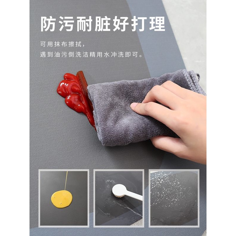 厨房地垫家用新款科技裁剪防油免洗绒可擦脚垫可软垫吸水防滑耐脏