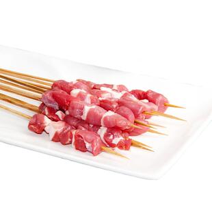 千户侯 右玉有机羊肉 新鲜羊肉串 户外烧烤食材半成品 清真食品
