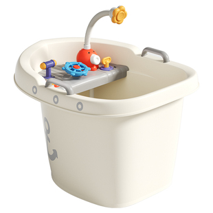 IUU儿童洗澡桶宝宝泡澡桶小孩冬天大号保温沐浴桶可坐婴儿洗澡盆