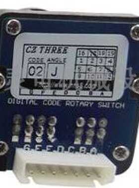 原装CZ THREE面板波段开关CODE ANGLE 02J 02N 01N 01J GFEDCBA议
