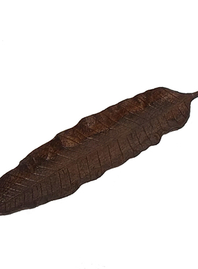 树叶树脂做旧装饰盘美式乡村