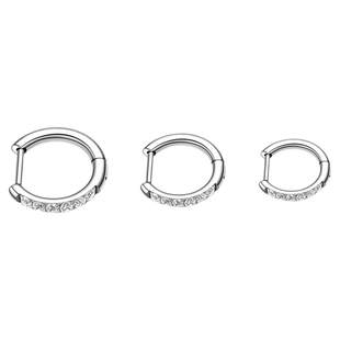 F136钛合金耳钉耳圈女医用级直针防致敏养耳洞高级感圈圈耳扣钛钢