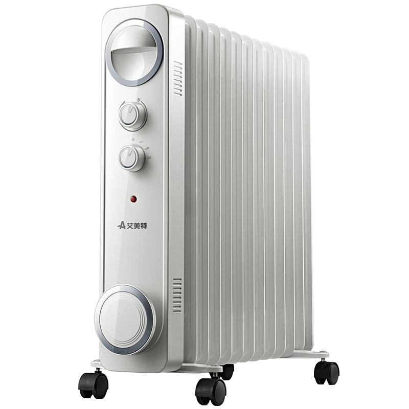 艾美特电热油汀取暖器电暖气家用全屋大面积办公室油酊烤火炉1339