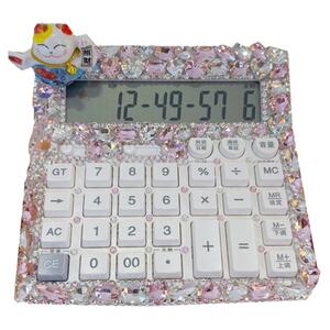 镶钻计算器7号电池12位数语音