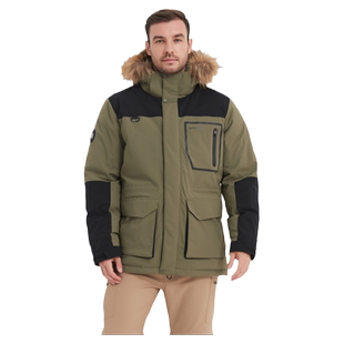 阿珂姆秦岭登山男士鹅绒羽绒服户外极寒服保暖滑雪服防风加厚外套