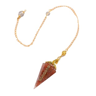 灵摆吊坠天然黄粉白紫水晶黑曜石萤石灰月光套装男女项链复古情侣