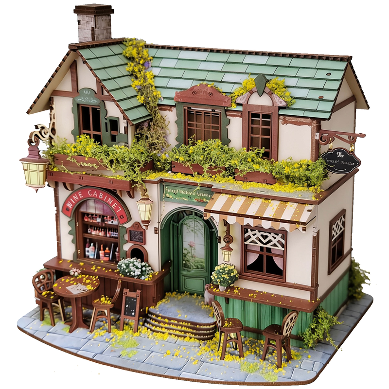 手工拼装DIY小屋别墅森林屋