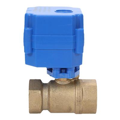 黄铜微型电动二通阀球阀水控阀