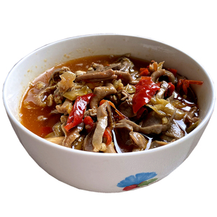 川菜预制菜面条浇头泡椒酸辣鸡杂加热即食商用米线汤料理包外卖LS