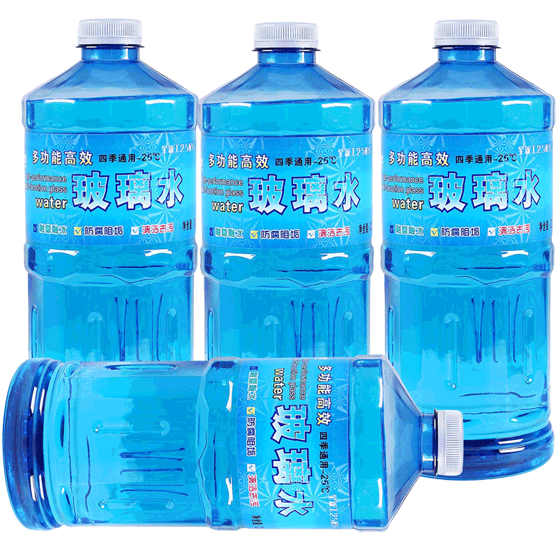 中德4桶汽车玻璃水四季通用