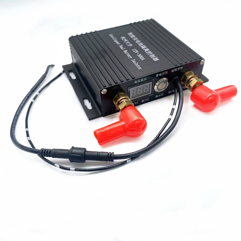 汽车双电瓶隔离器铁锂铅酸通用保护器控制器12V300A房车越野改装
