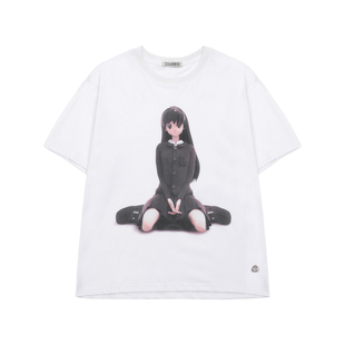 【官方正品】COYSEIO二次元动漫印花短袖T恤女夏白色宽松百搭上衣