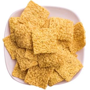 食谷坊苦荞片荞麦锅巴脆片苦芥片薄片酱汁牛排荞麦片锅巴苦荞锅巴