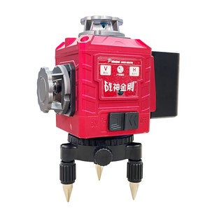 战神金刚12线红外线水平仪绿光高精度强光细线激光贴墙户外平水仪